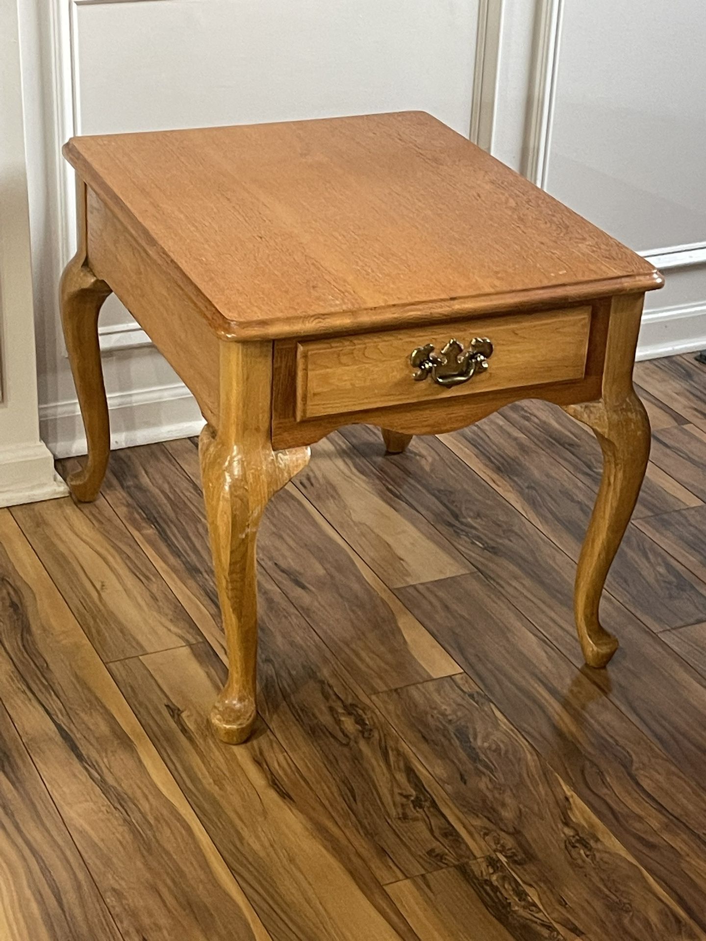 Oak End Table