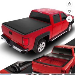 DNA Motoring TTC-RU-035 For 1999 to 2014 Chevy Silverado / GMC Sierra 8' Long Bed Vinyl Soft Roll -Up Tonneau Cover 03 04 05 06 07 08 09 10 11 12 13