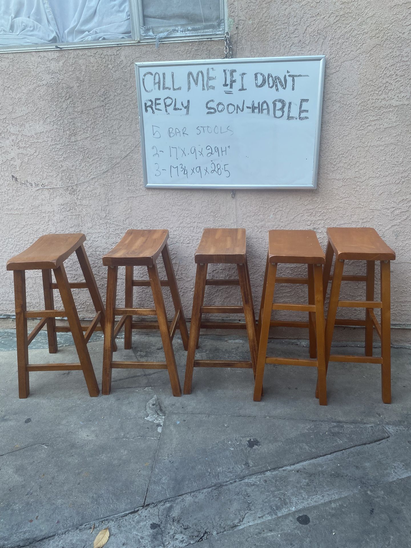 5 Bar Stools All For $100