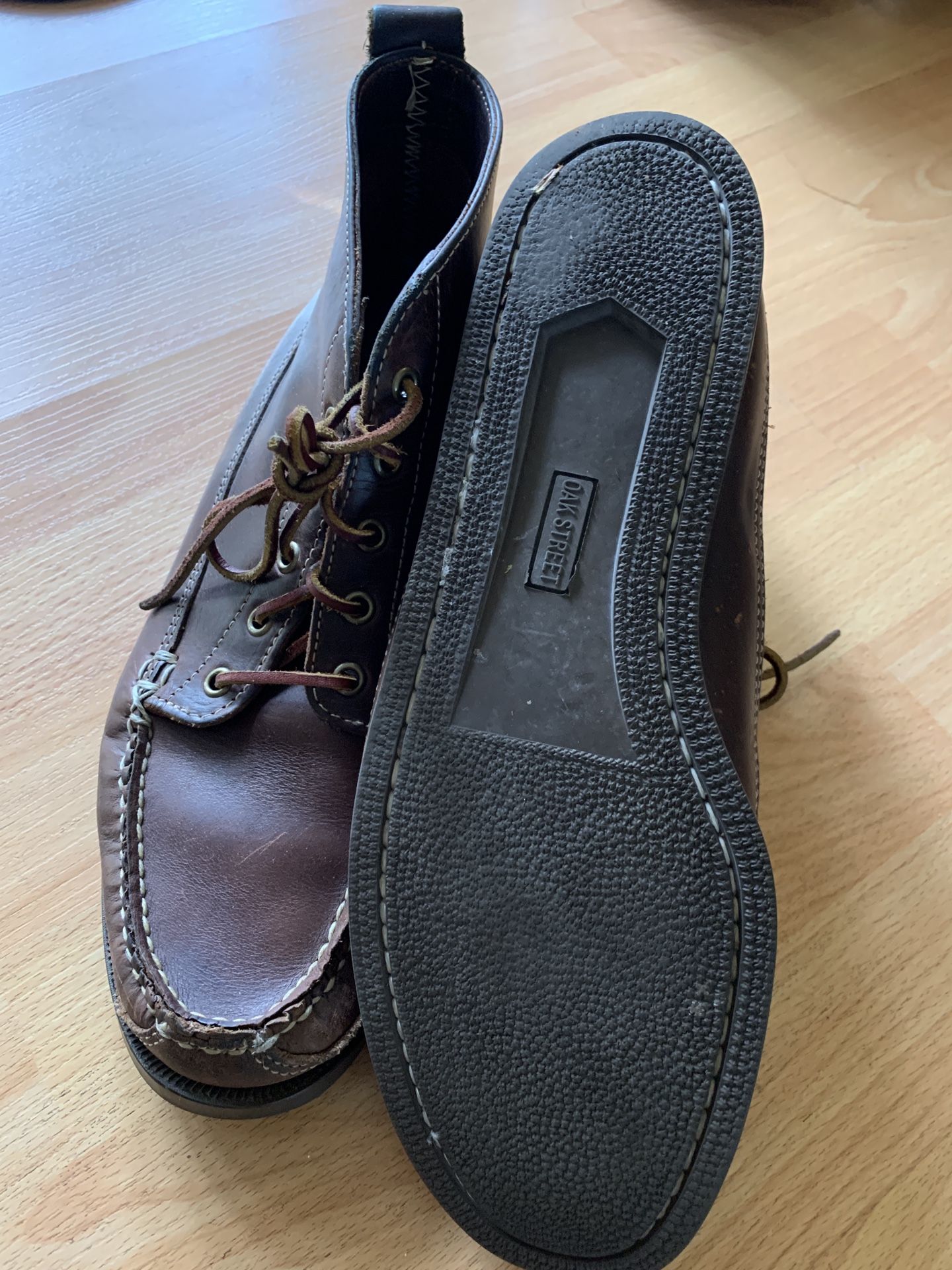 Made In USA Oak Street Bootmakers Camp Moc Boots 10