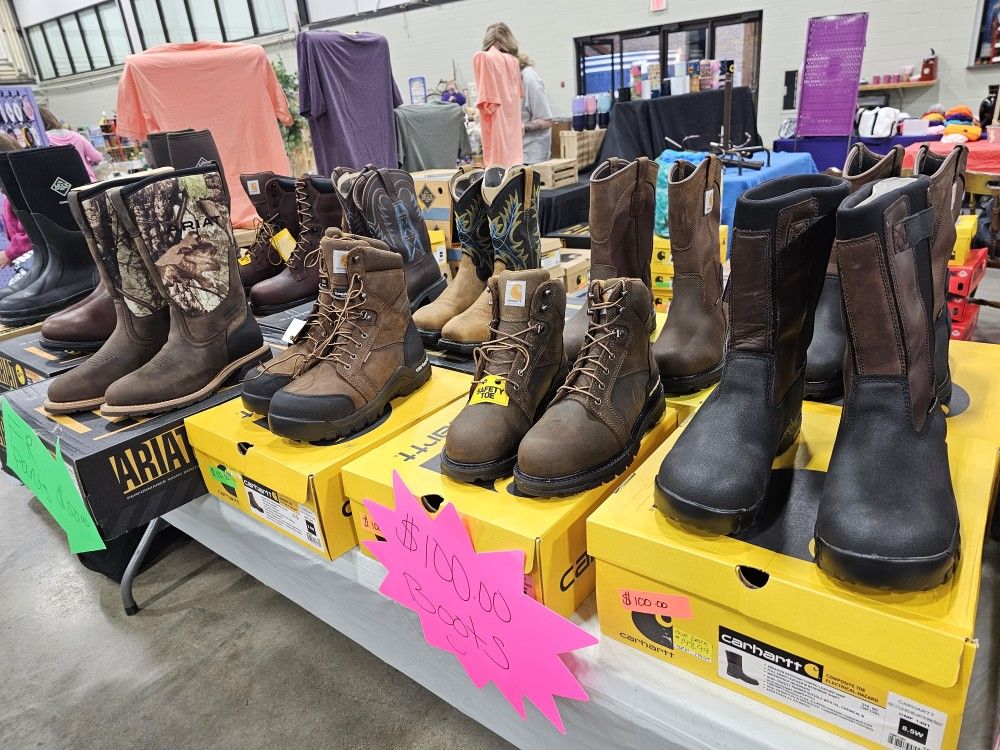 Mens Work Boots, FR Pants And BIBS