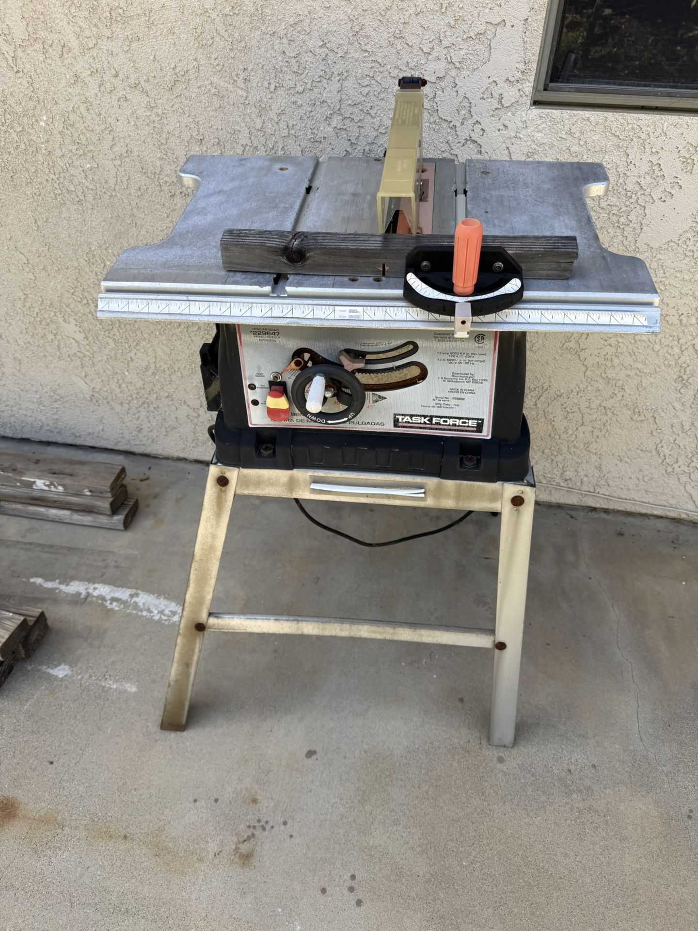 Task force Table Saw