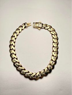 Gold Cuban bracelet 10 karats