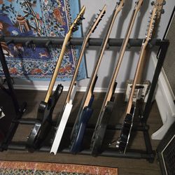 "Guitar Rack & 2 Stands"