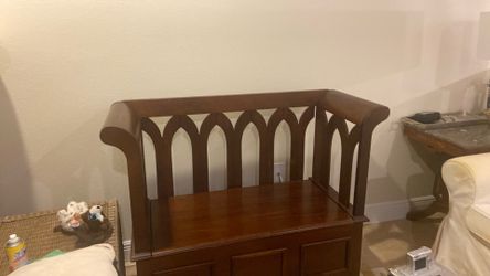 Bench Storage foyer - unit quality wood