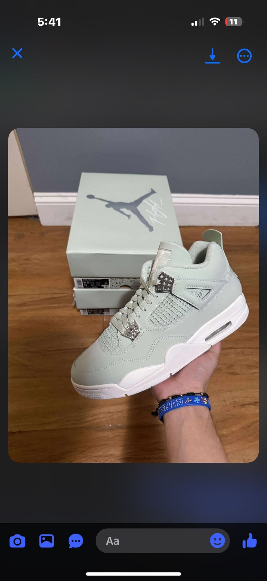 Jordan 4 Seafoam