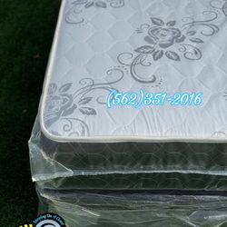 Full Size Mattress And Box spring Bed Set New Cama Colchón Tambor 