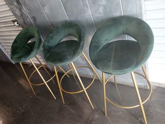velvet bar stool
