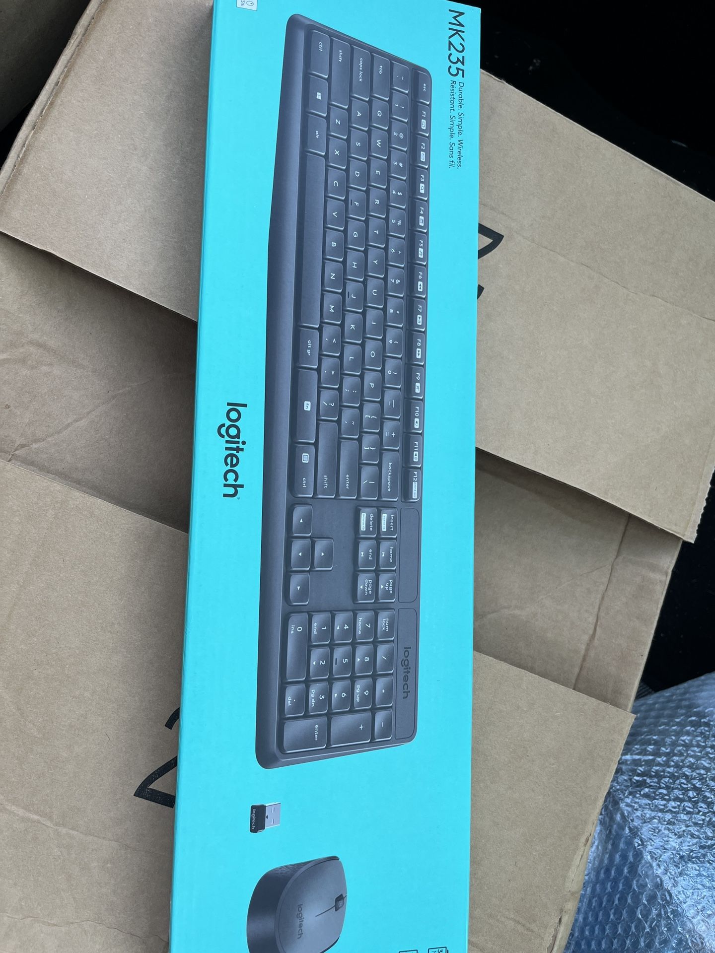 Logitech Keyboard Mouse Combo Single Sell Or X14 Quantity