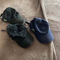 Caps Hats La Coste  Used But still Good 