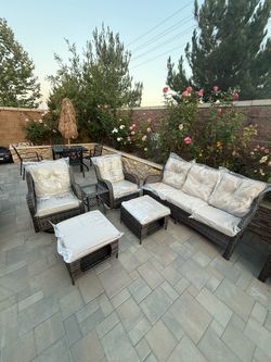 Outdoor rattan chair