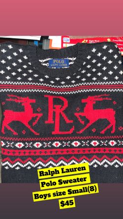 Ralph Lauren polo Sweaters Boys Size 8 $45