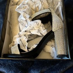 Silver Studded Heels