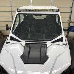 Polaris pro light bar and custom brackets
