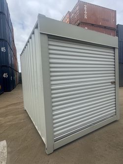 10FT STORAGE CONTAINER w/ ROLL-UP DOOR – CLEAN & READY