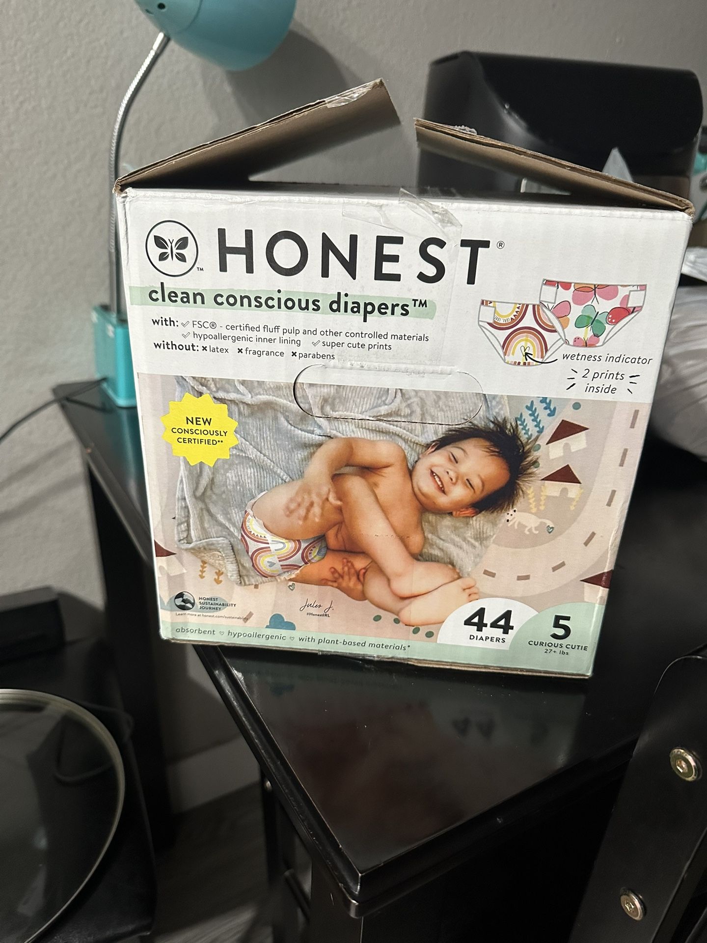 Honest Brand Size 4/5 Diapers New