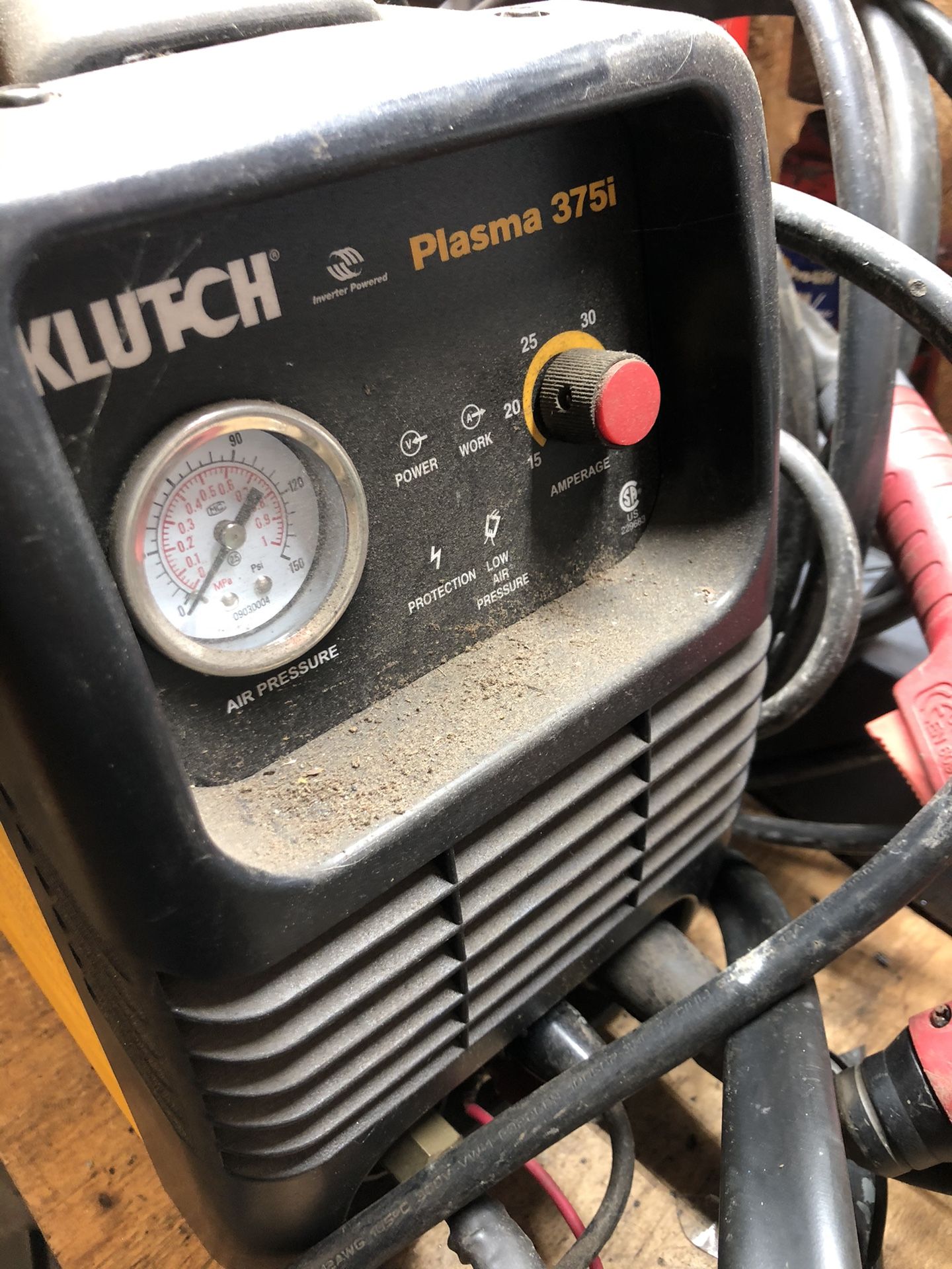 Klutch Plasma 375i Plasma Cutter — 230V, 40 Amp