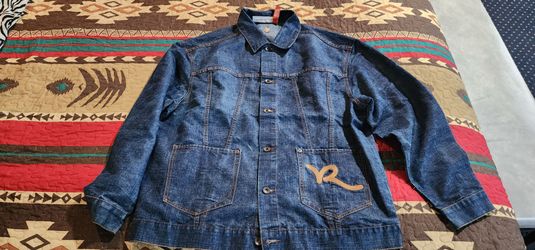 Vintage Rocawear Denim Jacket: Y2K Embroidered Hip Hop Streetwear  from the 1990s XL