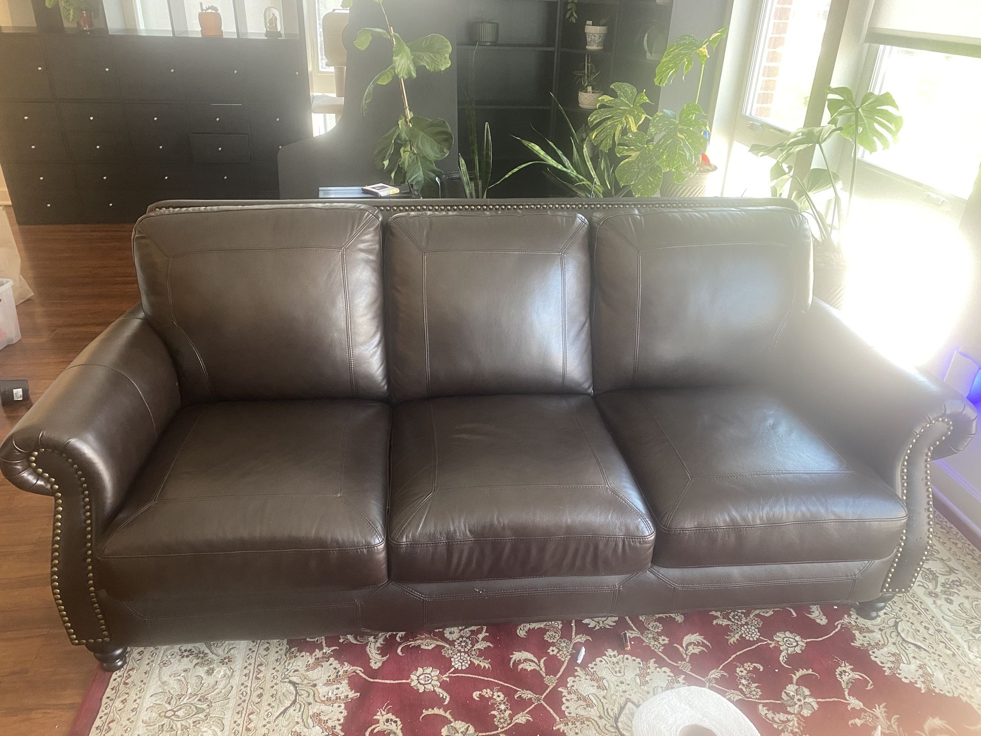 Abbyson Leather Couch