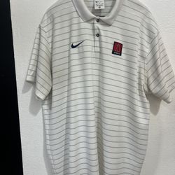 Anaheim Angels Polo Shirt Mens Size 2XL White Short Sleeve Nike Baseball MLB