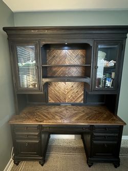 Magnussen Barnhardt Credenza Desk and Hutch