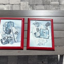 Framed Baseball Pictures