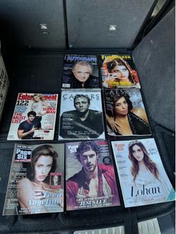 2000s Pop Culture & Movie Magazine Lot of 7 - Johnny Cash, Superman, Daniel Craig James Bond, Indie Filmmaker