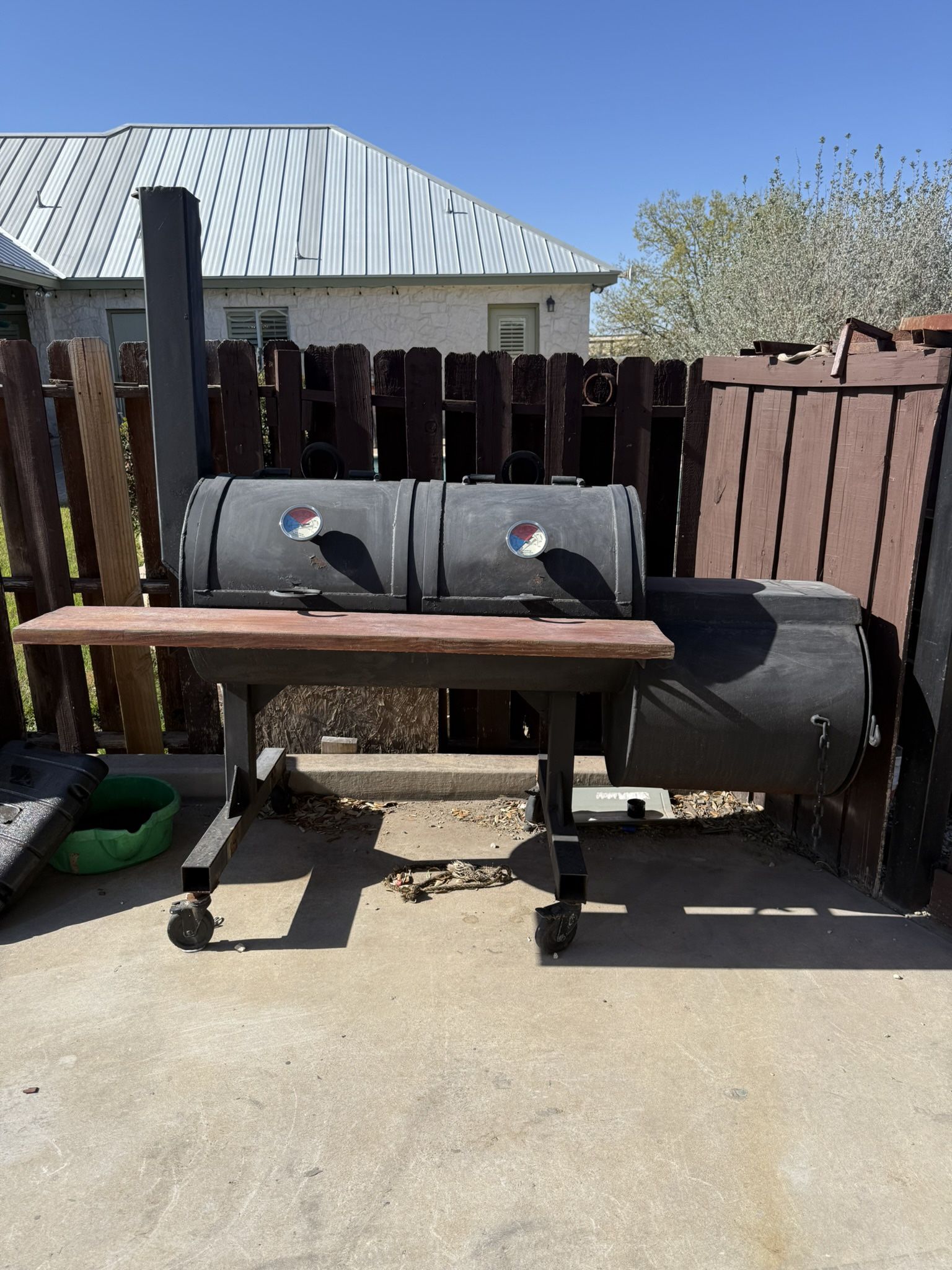Steel BBQ Pit