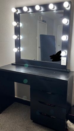 Black vanity