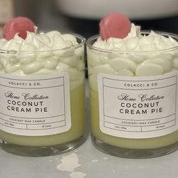 Coconut Cream Pie Candles 