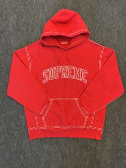 Supreme Big Stitch Hooded Sweatshirt 