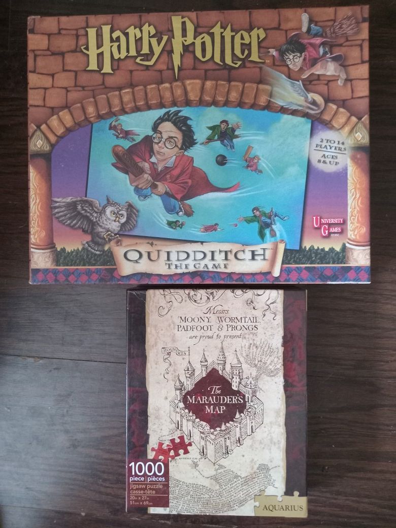 Harry Potter Quidditch Game +puzzle