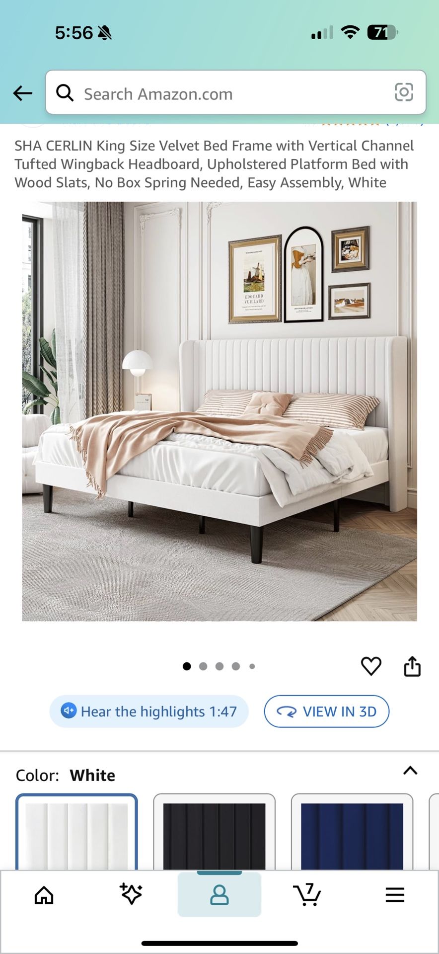 Brand New King Bed Frame