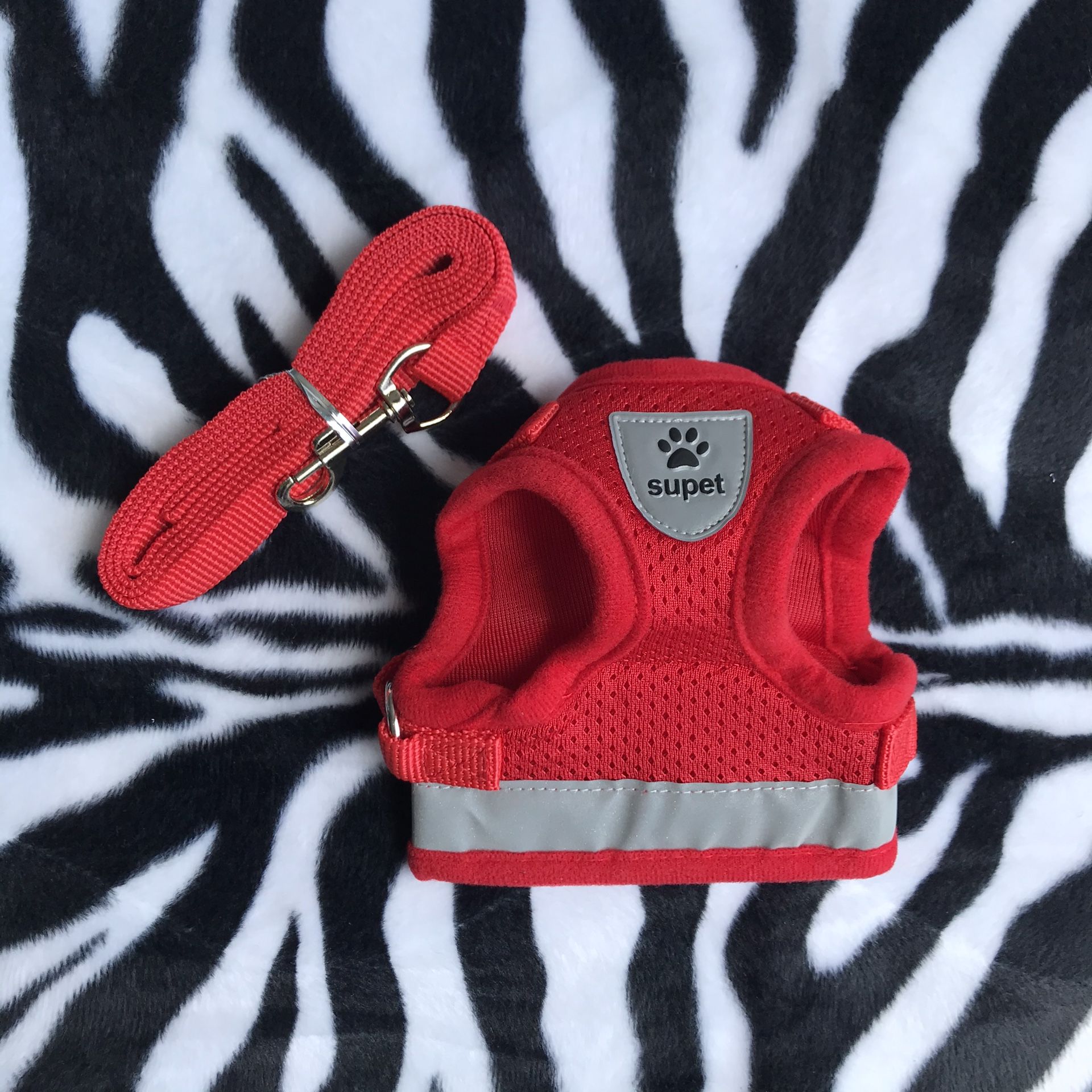 Red Pet Harness