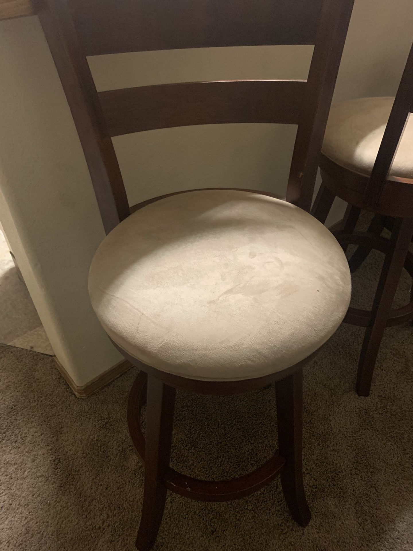 Set of 5 Bar and Counter Swivel Stools
