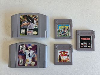 Vintage Nintendo Video Game Lot 
N-64 & Game boy