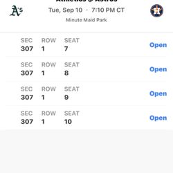 Astros Tickets 
