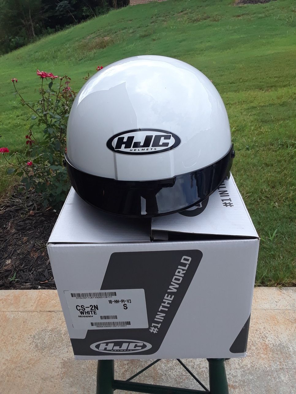 Motorcycle helmet, size small