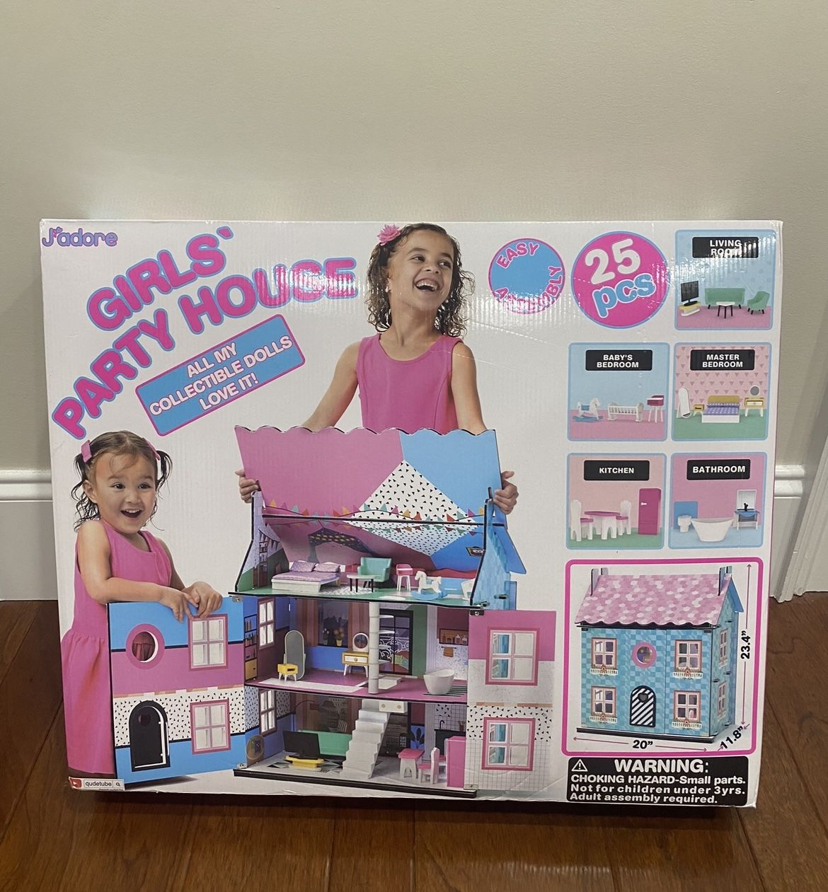 Brand new J’adore girls doll party house