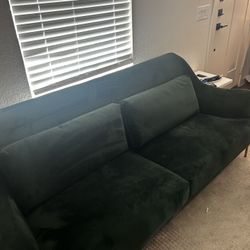 Emerald Green Couch 