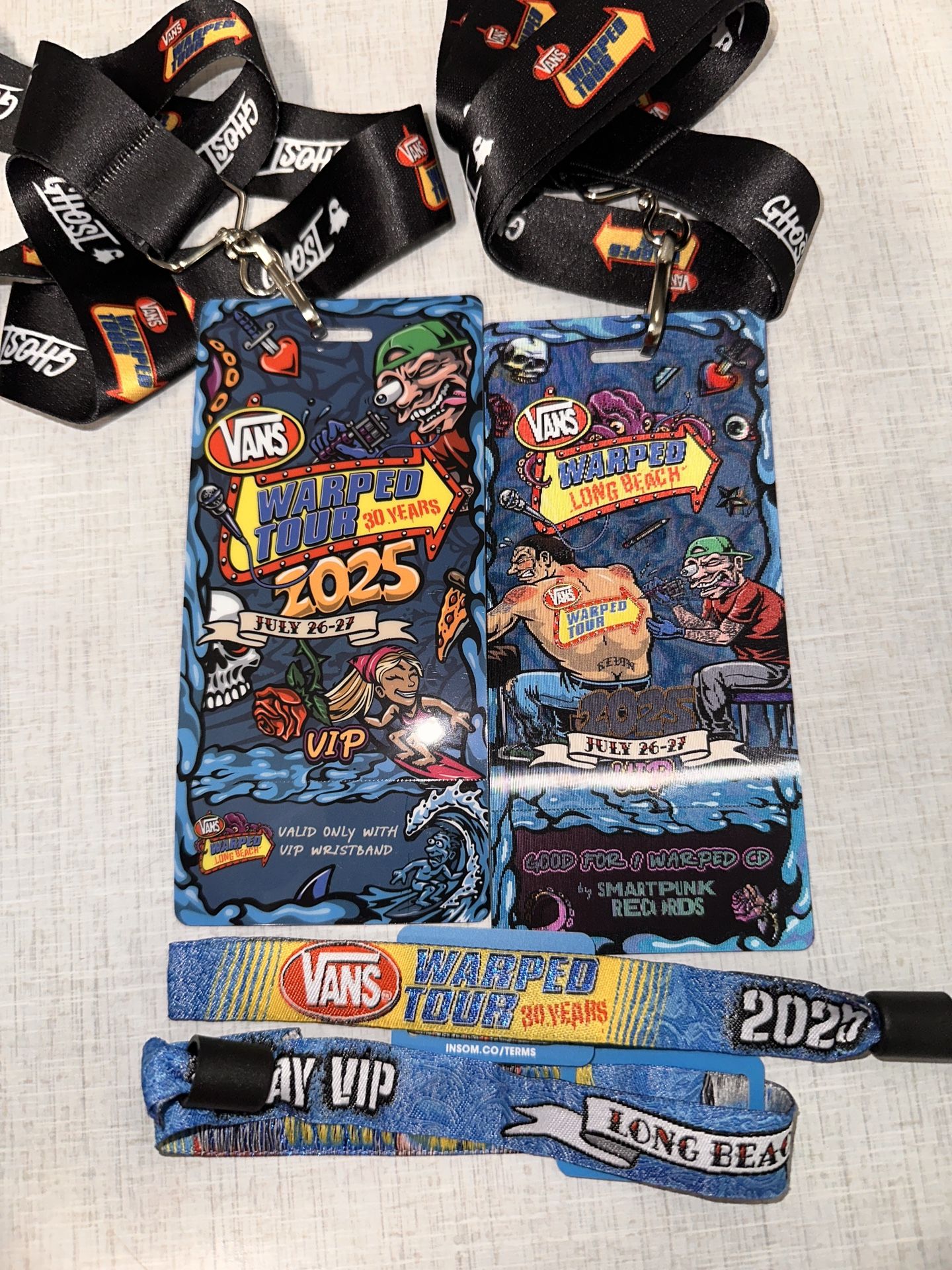 Vans Warped Tour ViP Tickets Long Beach 