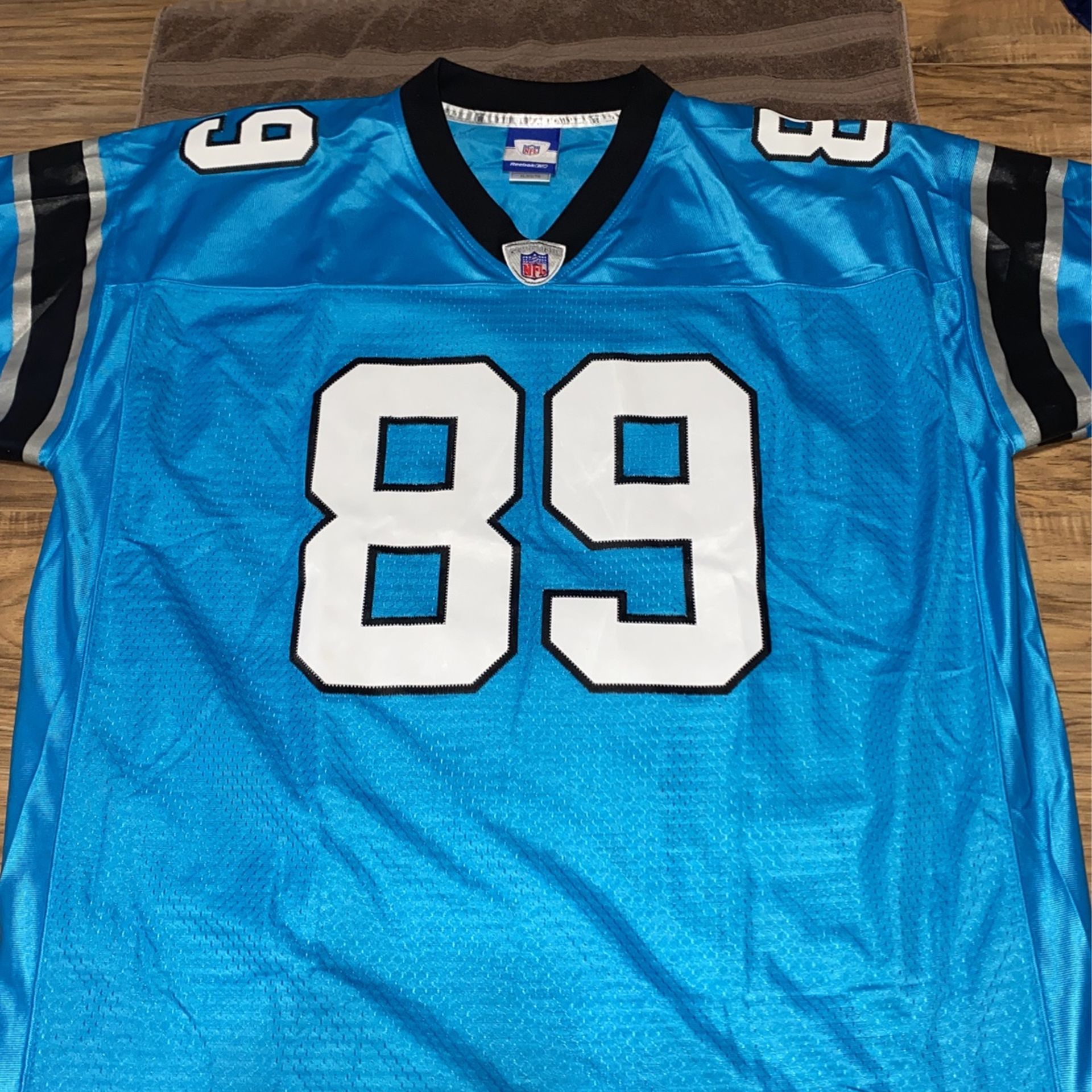 Vintage Reebok Steve Smith 89 Carolina Panthers Jersey