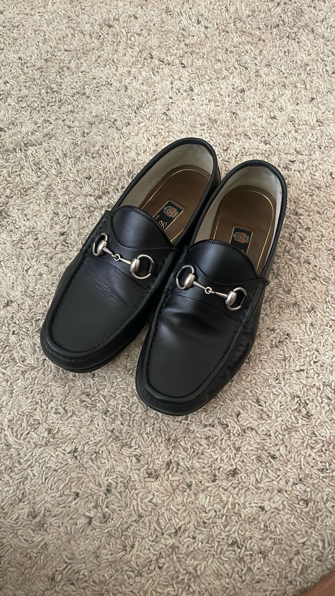Gucci Men's Horsebit 1953 Leather Loafers