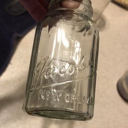 **REDUCED** Vintage Jacob’s Glass jar
