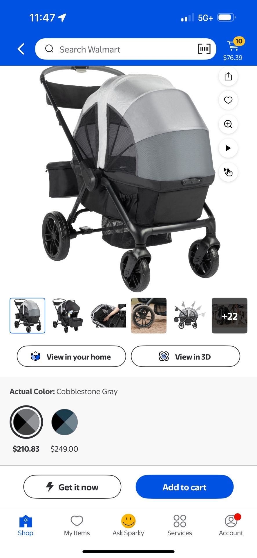 Monbebe Everyday Outings Wagon Stroller, Toddler, Unisex