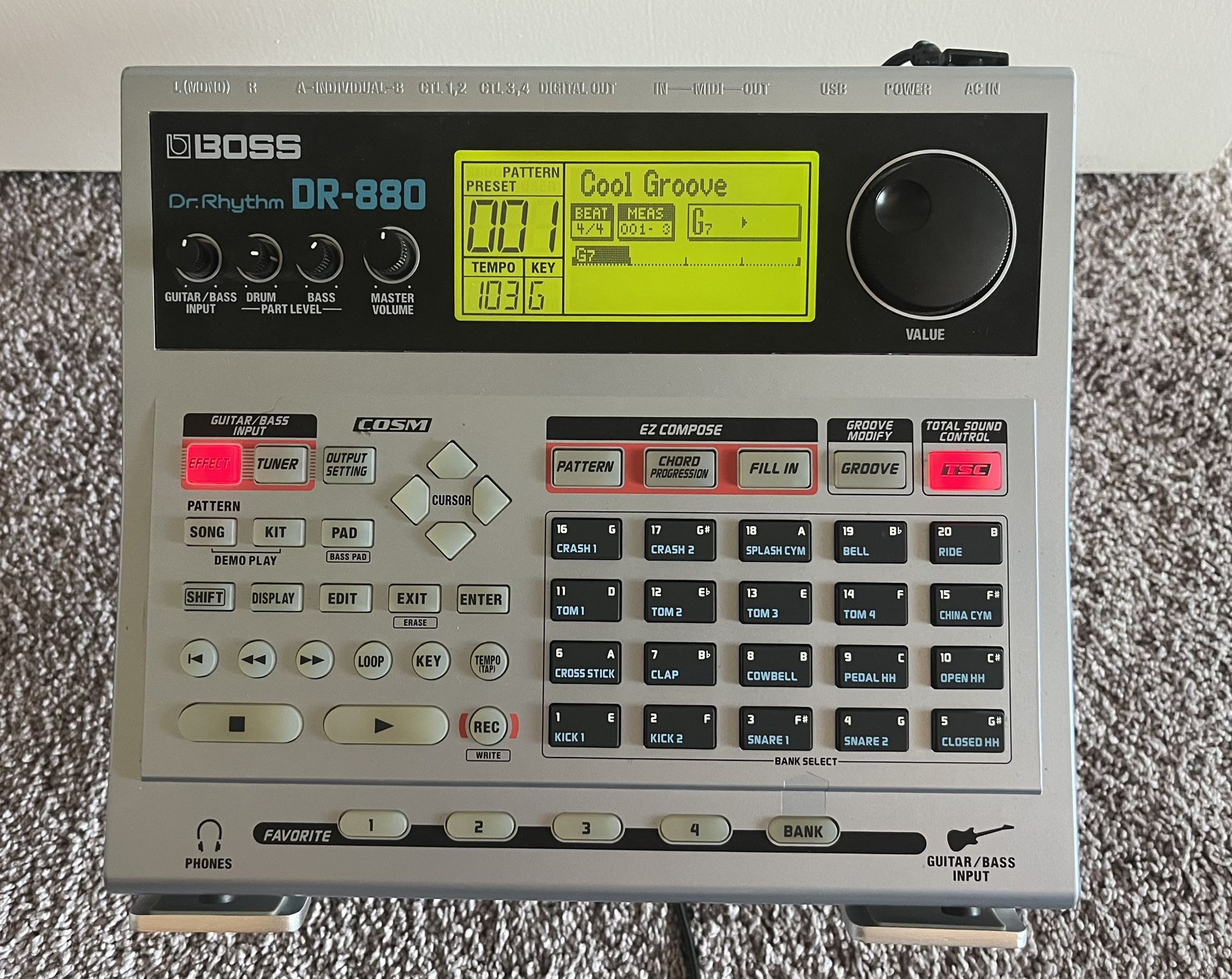 Boss DR-880 Drum Machine