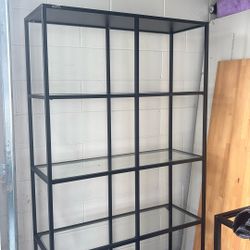 6ft Glass Shelf Display / 5-Tier Stand