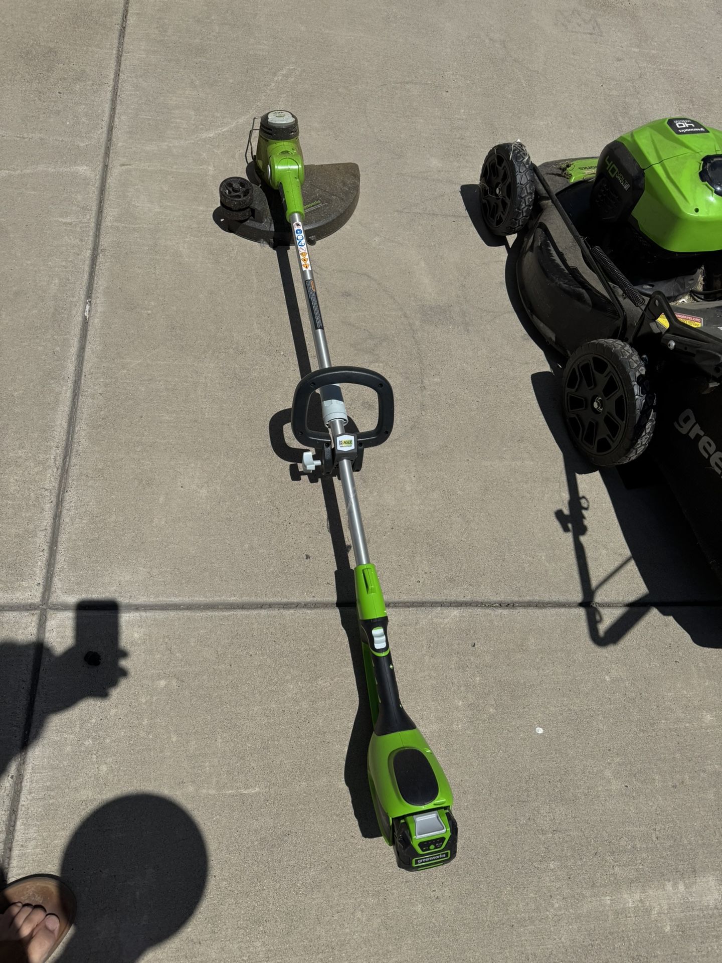 Cordless Electric String Trimmer Weed Wacker