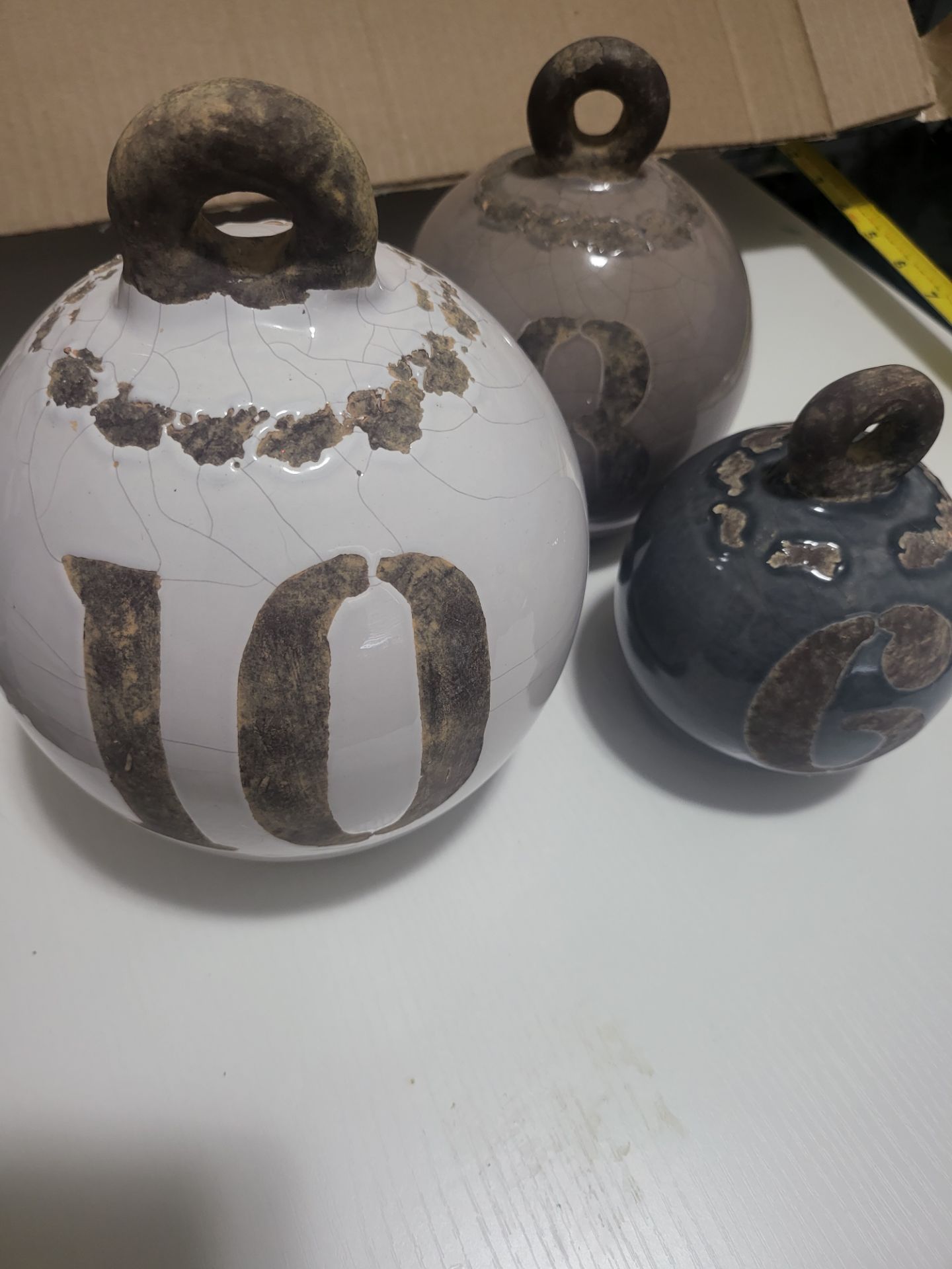 Rustic Nautical Decorative Weight Set – Set of 3