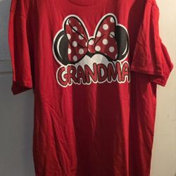 Grandma Minnie Mouse T-shirt, XXL